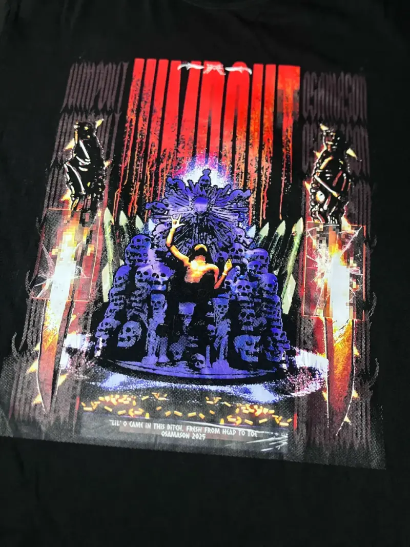 Polera Osamason y2k estampada algodon - 3