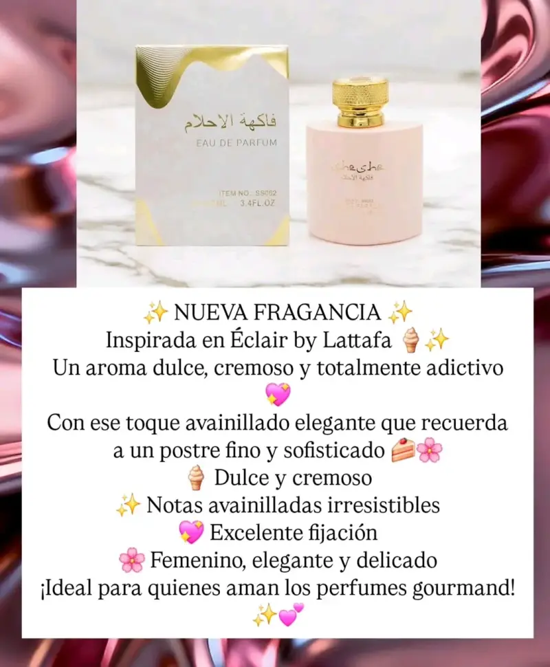 Perfume Dulce Cremoso Inspirado en Éclair