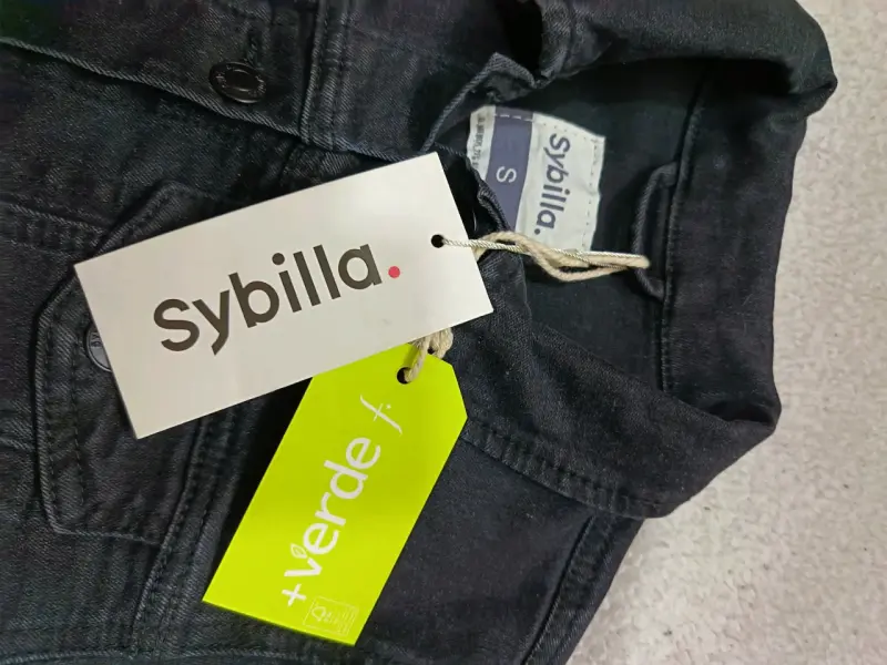 Chaqueta de mezclilla negra Sybilla para mujer - 2