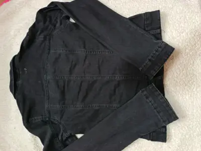 Chaqueta de mezclilla negra Sybilla para mujer - miniatura 3