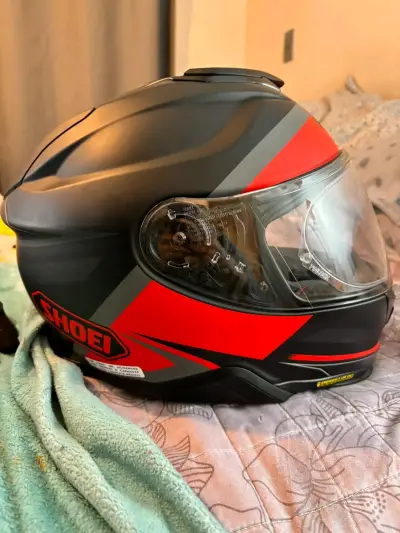 Casco de moto Shoei GT Air 2 rojo y negro - miniatura 1