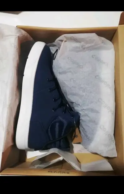 Zapatillas altas azul marino Colloky para niños - miniatura 3