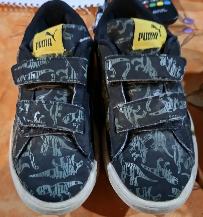 Zapatillas deportivas para niños Skechers negras - 5