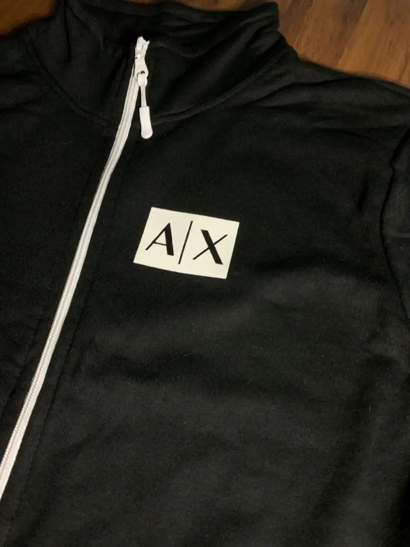 Chaqueta negra con cierre A|X Armani Exchange - 2