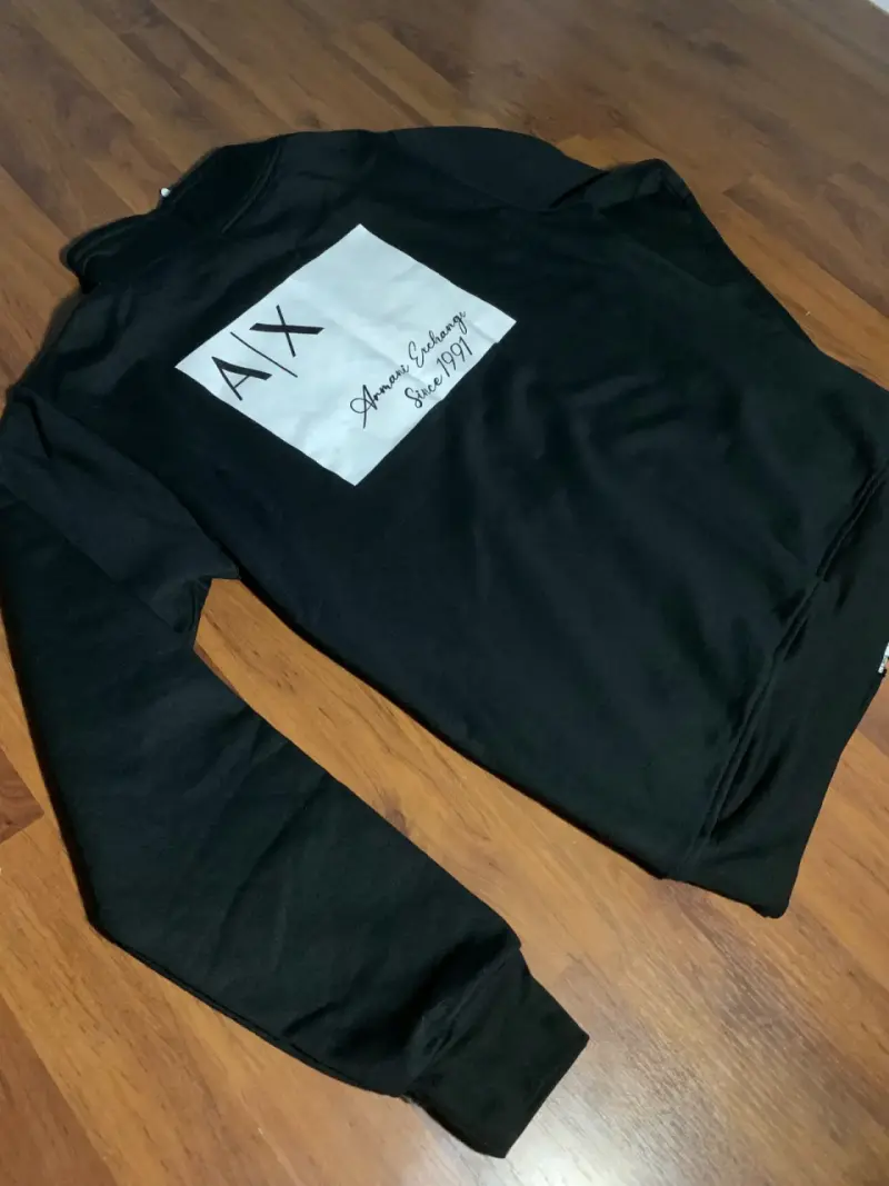 Chaqueta negra con cierre A|X Armani Exchange - 4