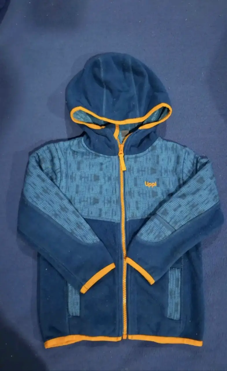 Polerón con capucha azul para niño lippi - 1