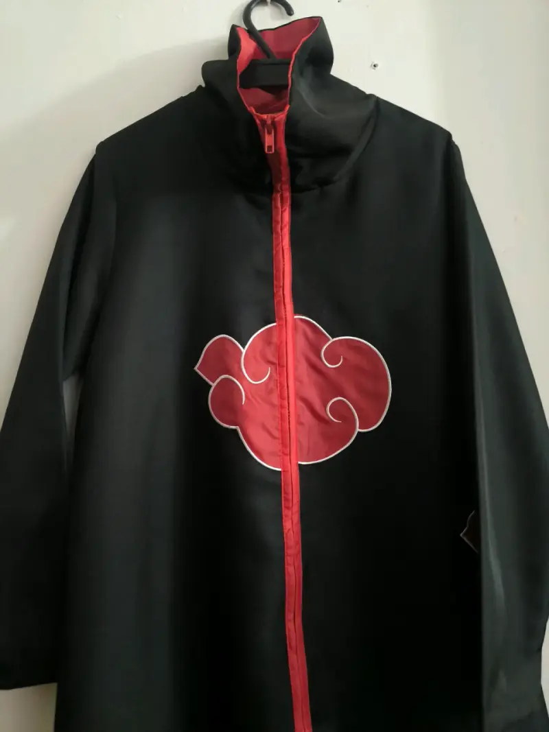 Capa cosplay Akatsuki negra con nubes rojas 😍😍😍 - 4
