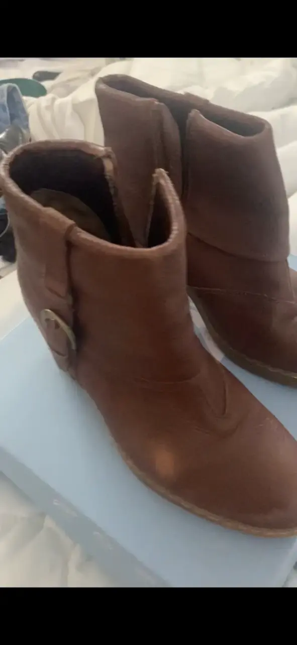 Botines de cuero para mujer en varios colores - 2