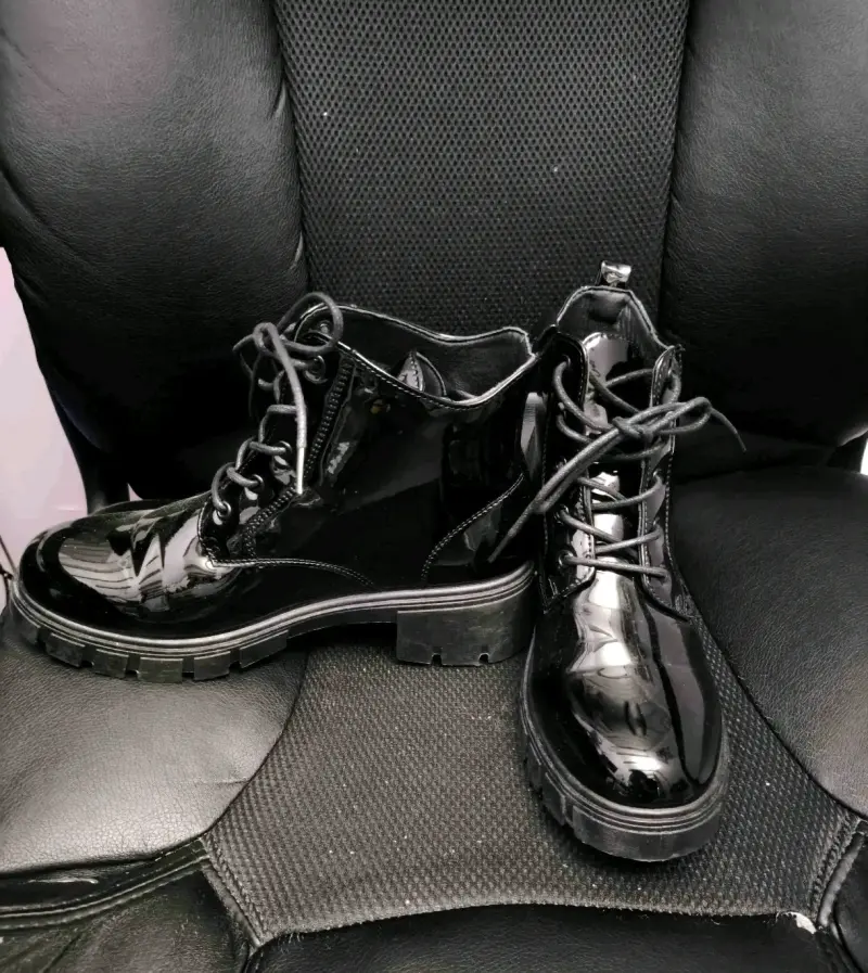 Botines de charol negro Weekend talla 39 - 3