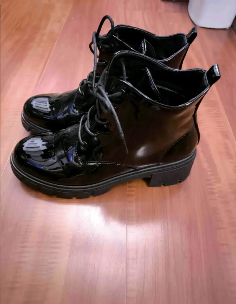 Botines de charol negro Weekend talla 39 - 4