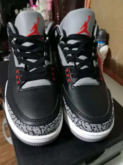 Zapatillas Nike Air Jordan Retro 3 Black cement - miniatura 1