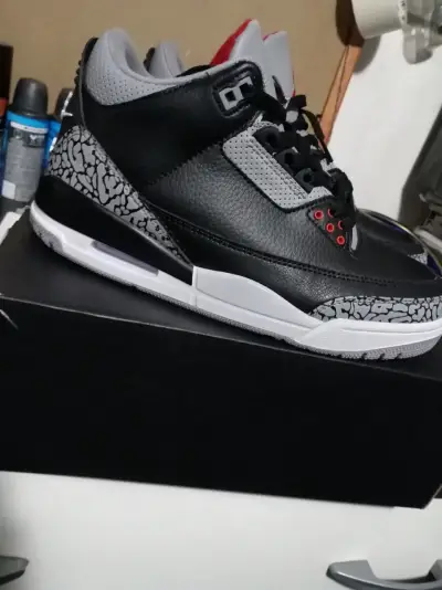 Zapatillas Nike Air Jordan Retro 3 Black cement - miniatura 3