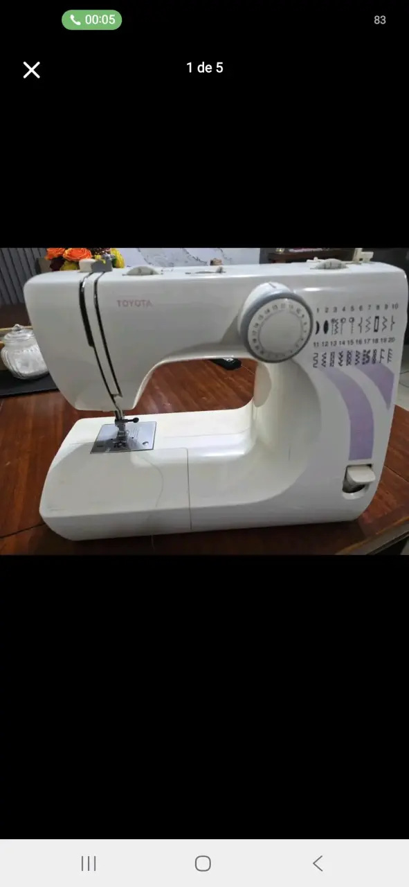 Maquina de coser toyota modelo stf37