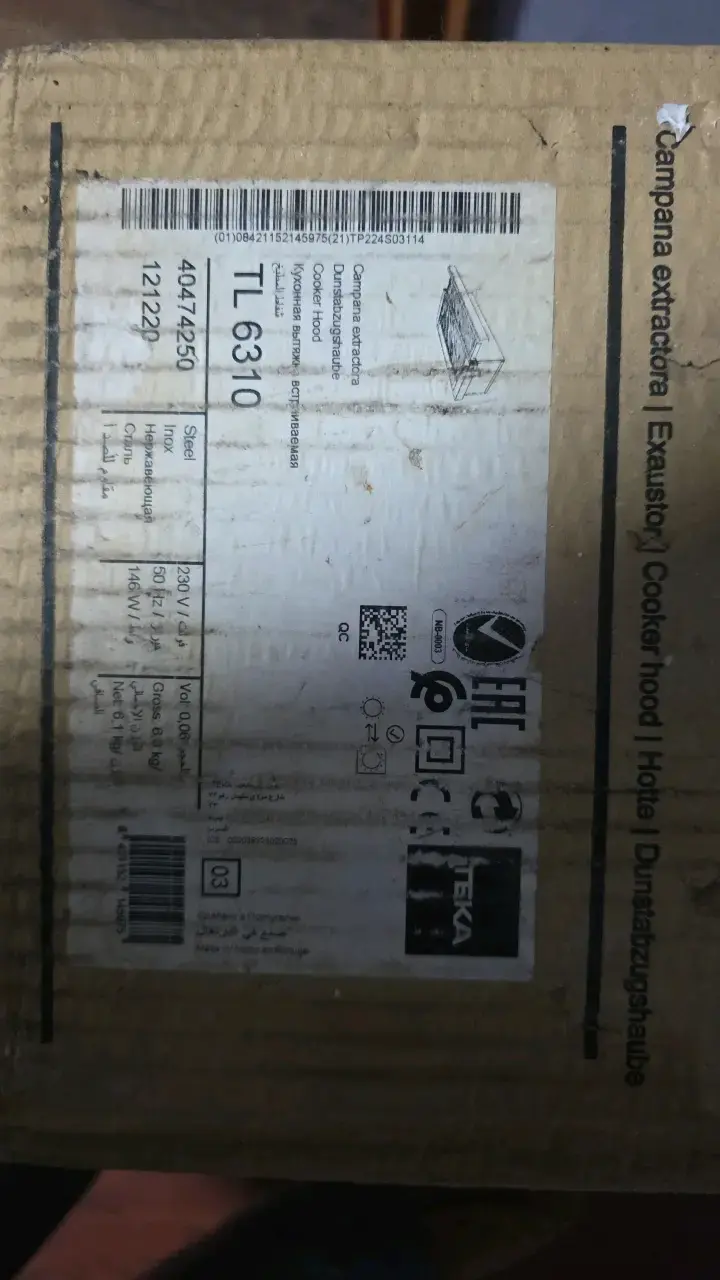 Campana extractora Teka TL 6310 nueva - 3