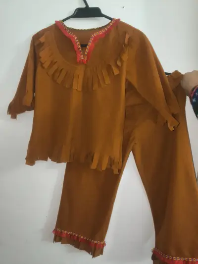 Disfraz de indio para niño con flecos 😍😍😍 - miniatura 2