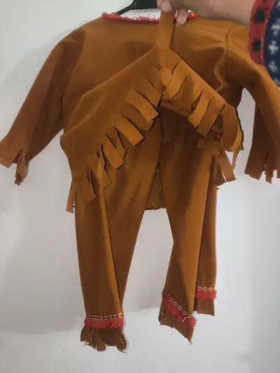 Disfraz de indio para niño con flecos 😍😍😍 - miniatura 3