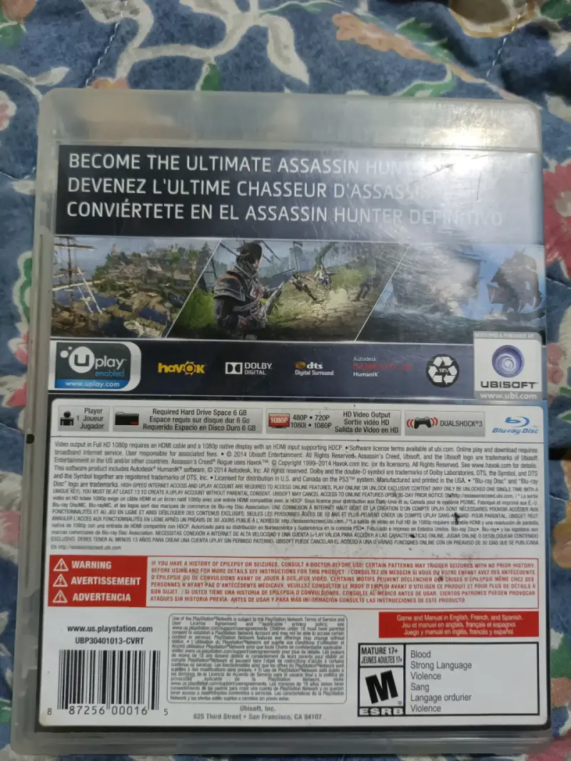 Juego PS3 Assassin's Creed Rogue en buen estado - 2
