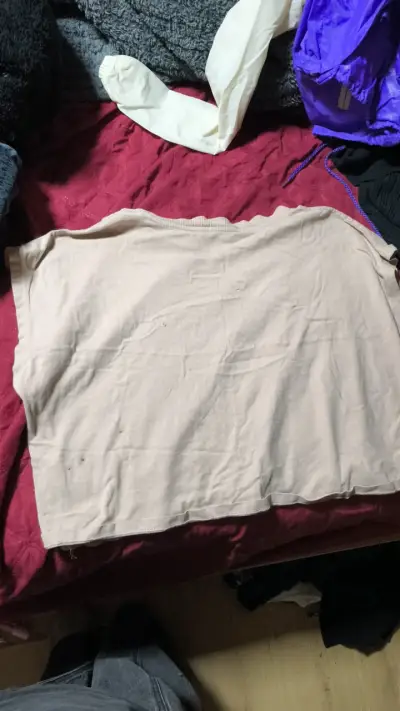 Polera Beige de Algodón para Mujer - miniatura 2