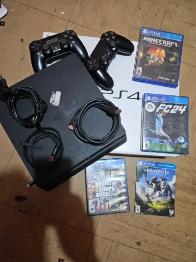 Consola PS4 con juegos y accesorios - miniatura 2