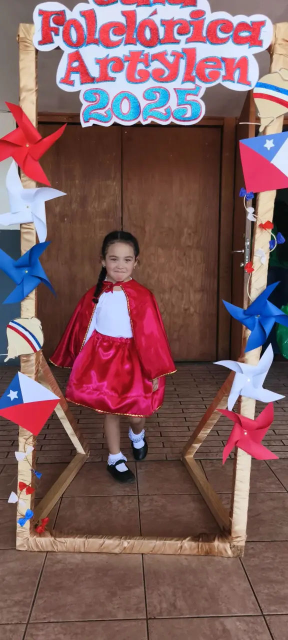 Disfraz de tirana Infantil Rojo