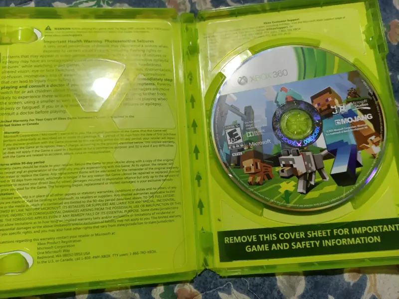 Juego Minecraft Xbox 360 Edición Completa - 3