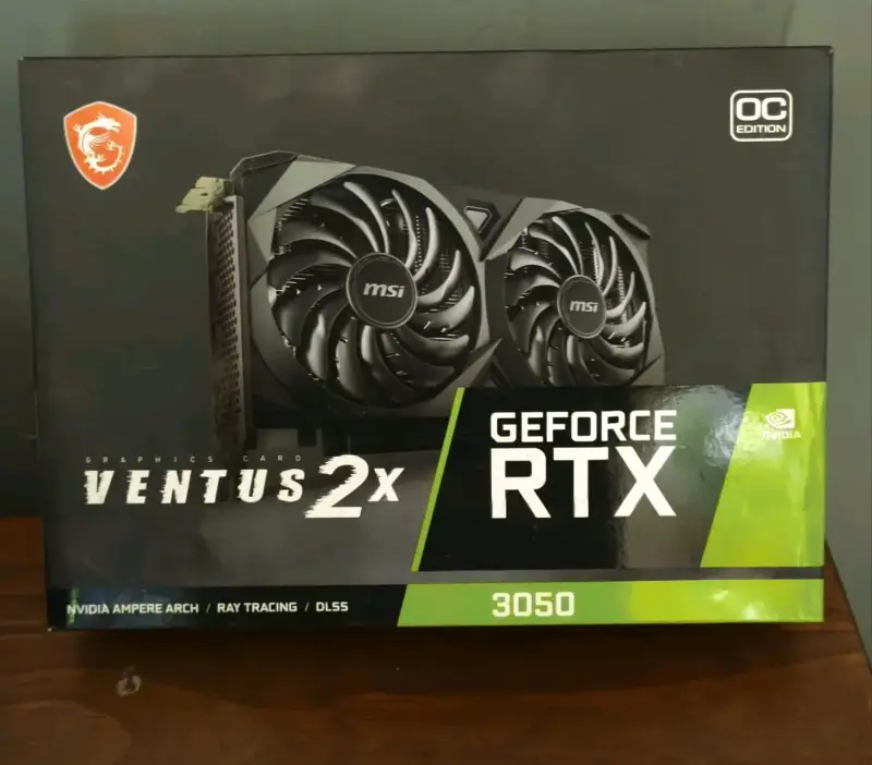 Tarjeta Gráfica MSI GeForce RTX 3050 Ventus 2X OC - 1