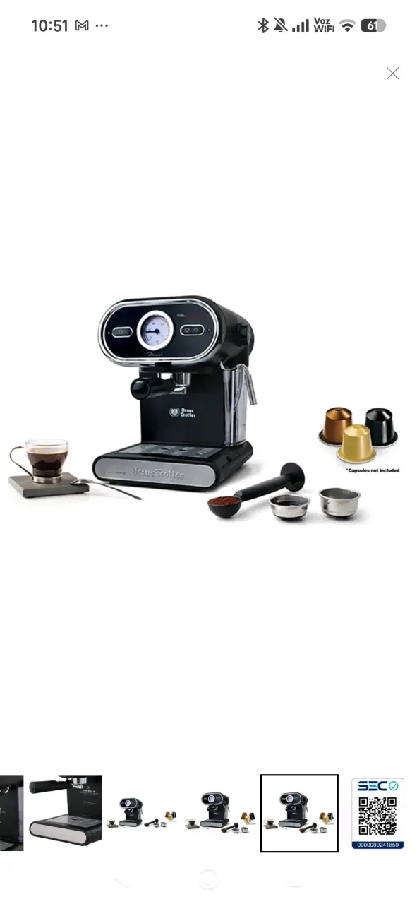 Cafetera espresso Ursus Trotter con accesorios - 1