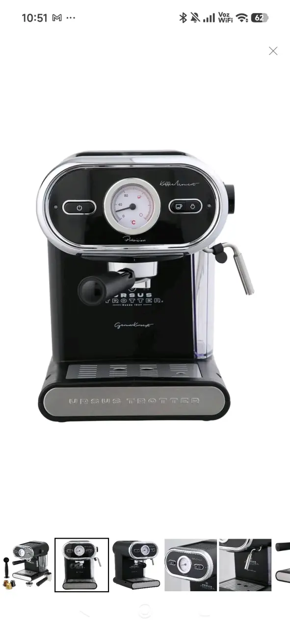 Cafetera espresso Ursus Trotter con accesorios - 2