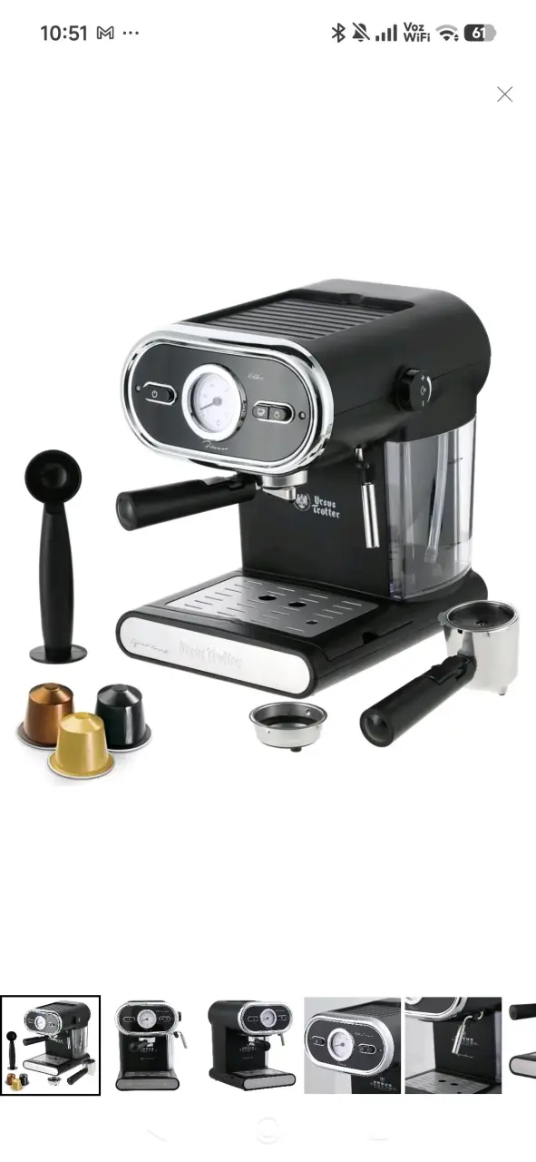 Cafetera espresso Ursus Trotter con accesorios - 3