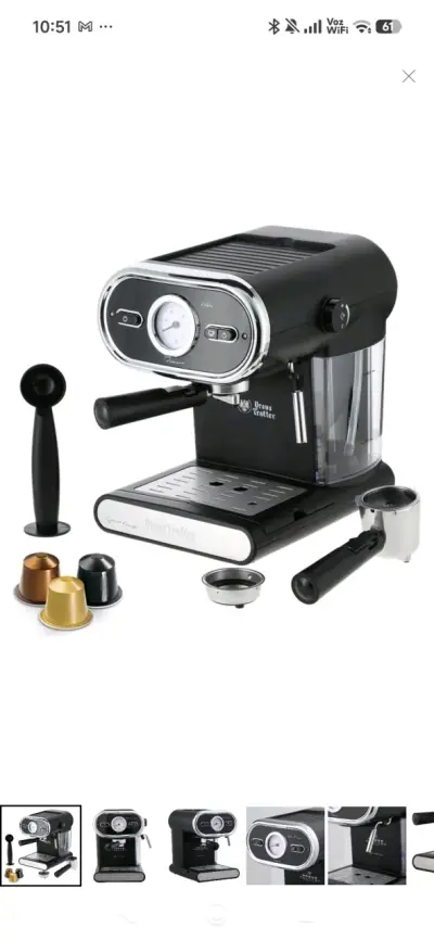 Cafetera espresso Ursus Trotter con accesorios - miniatura 3