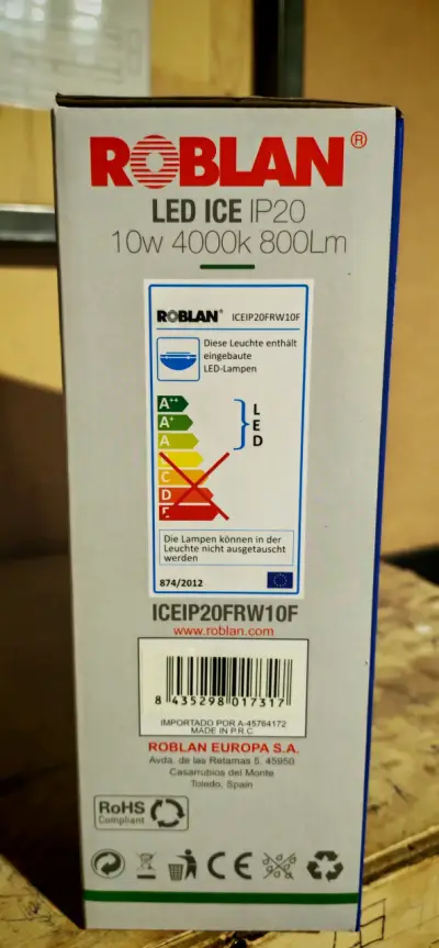 Plafón LED Roblan 10W 4000K IP20 - miniatura 2