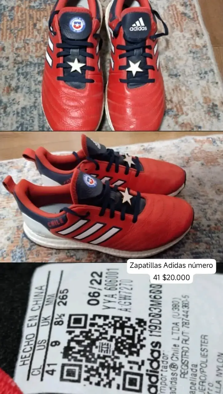 Zapatillas Adidas negras y blancas talla 41 - 2