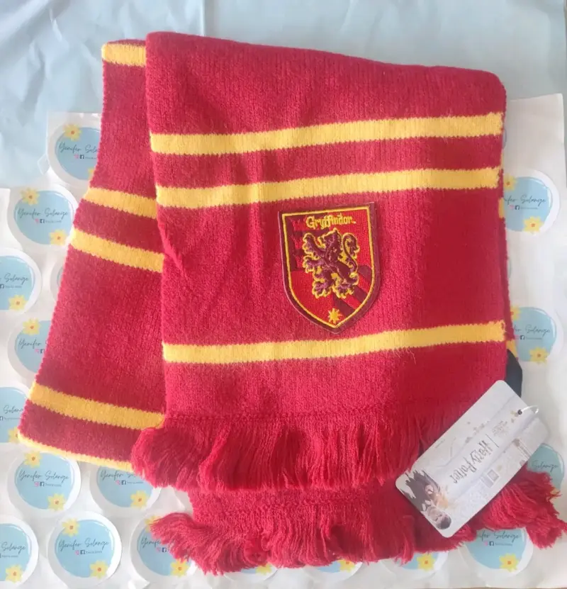 Bufanda Gryffindor roja y amarilla Harry Potter