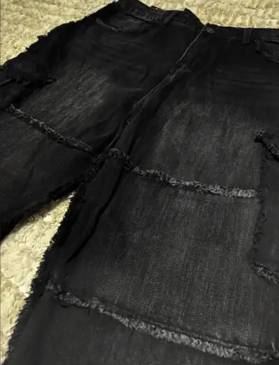 Jeans Negros Baggy Grunge - miniatura 4