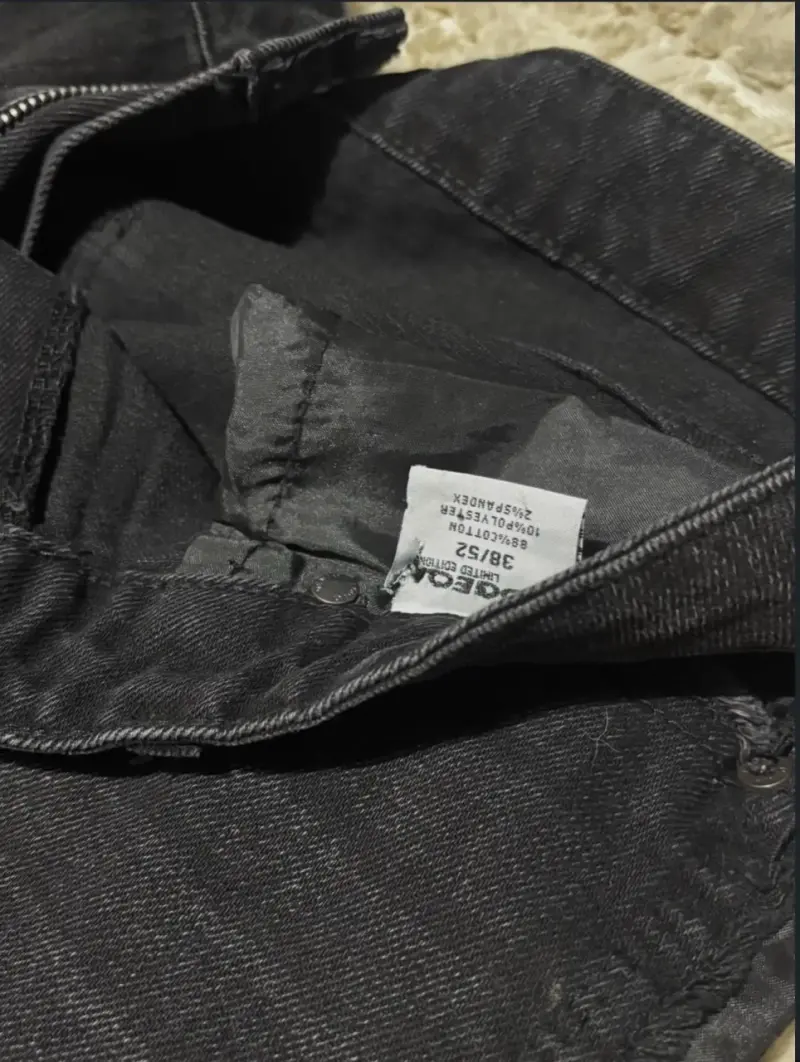 Jeans Negros Baggy Grunge - 5