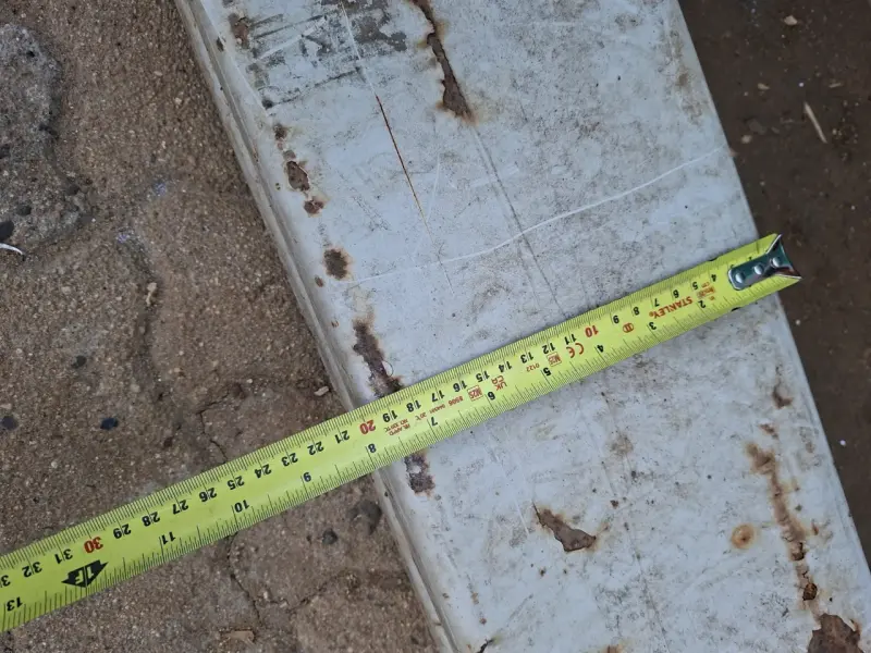 Cambio por viga 100 x 100 ojalá de 5 metros . - 2