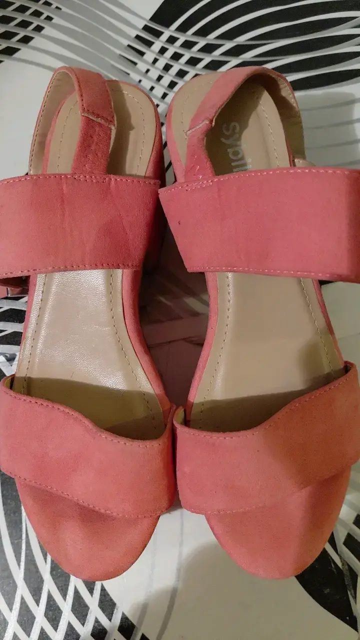 Sandalias rosadas de mujer estilo casual 35