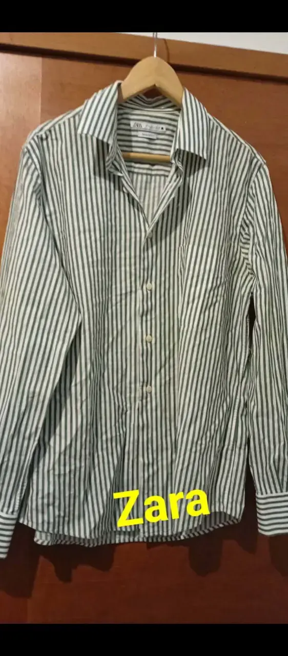 Camisa de rayas Zara para hombre - 1