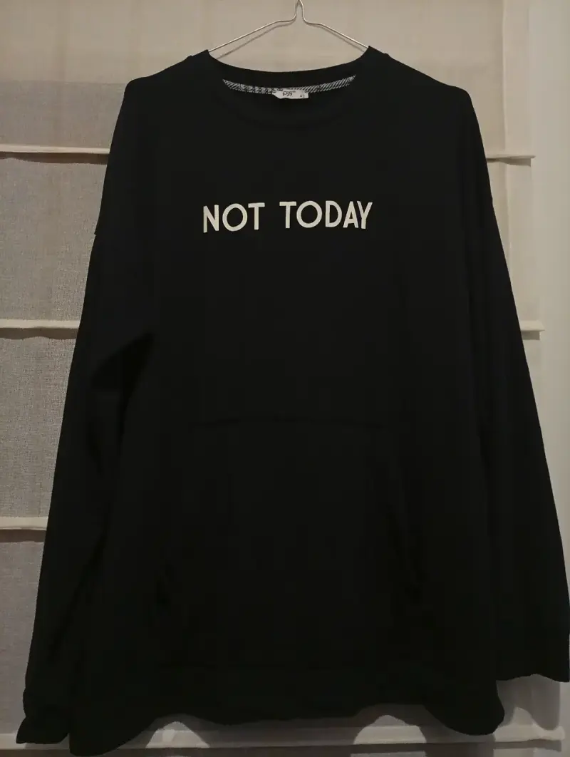 Polerón negro con capucha 'I'm Sorry' - 2