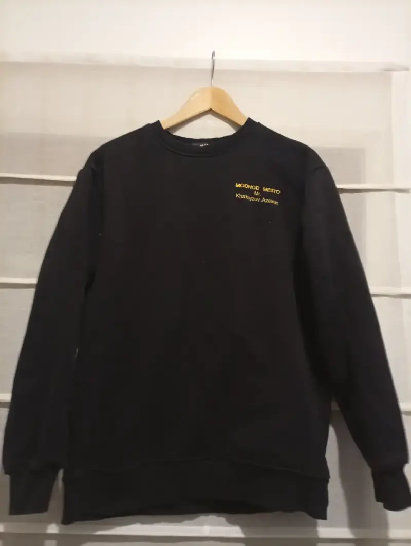 Polerón negro con capucha 'I'm Sorry' - 5