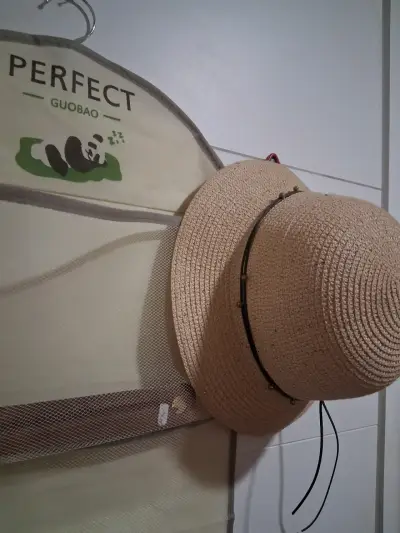Sombrero de paja beige talla L - miniatura 2