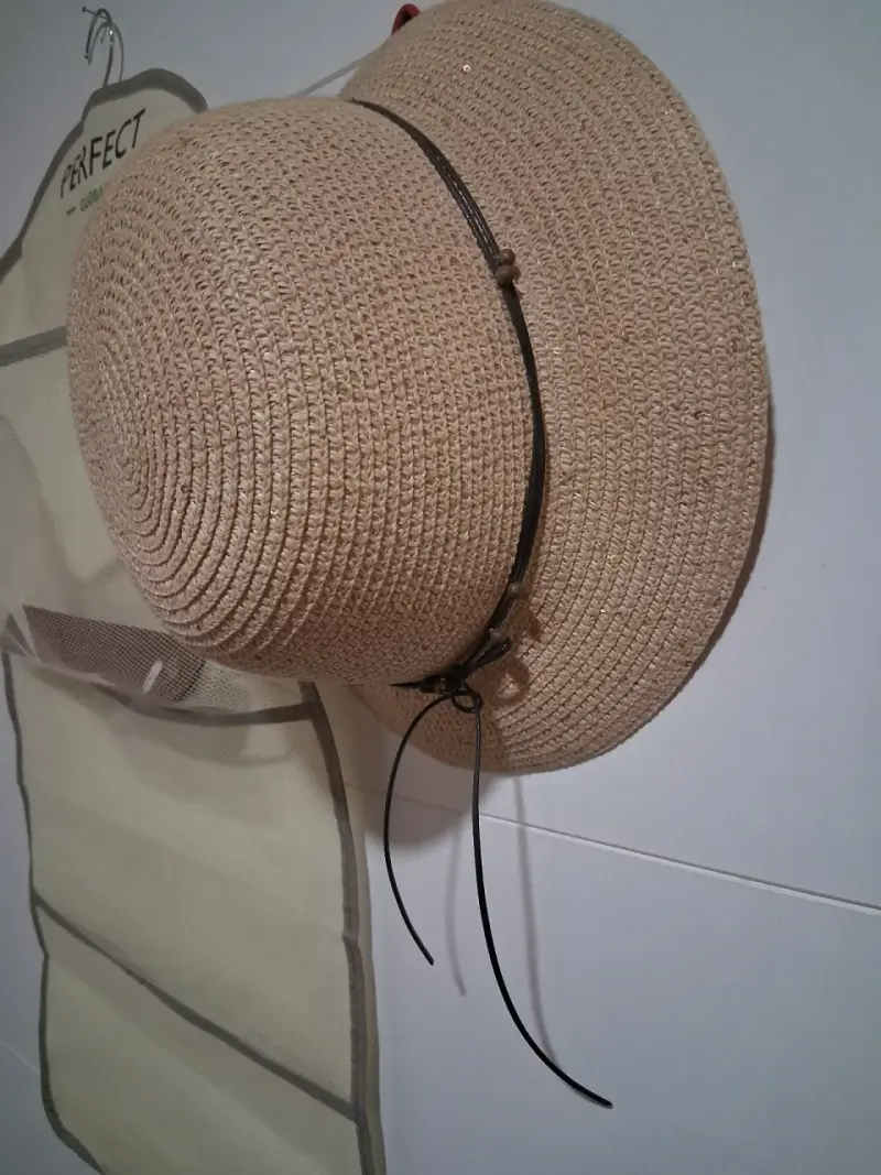 Sombrero de paja beige talla L - 5