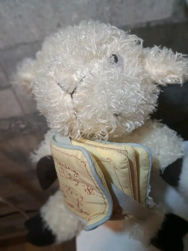 Peluches de Conejo y Oveja con Vestimenta Elegante - 3