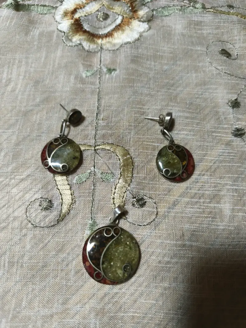 Conjunto de joyería artesanal - 1