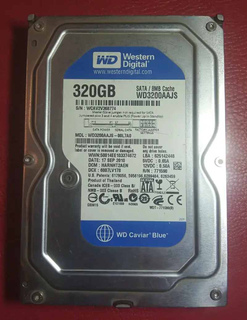 Disco Duro Interno 320GB Western Digital - 1
