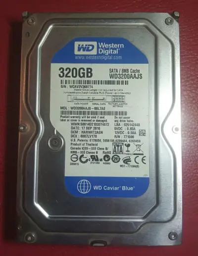 Disco Duro Interno 320GB Western Digital - miniatura 1
