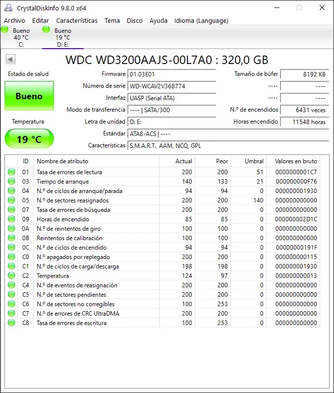 Disco Duro Interno 320GB Western Digital - 2