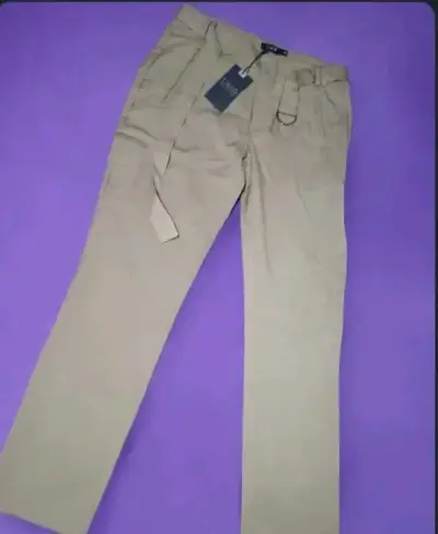 Pantalones beige Liola con cinturón - miniatura 2