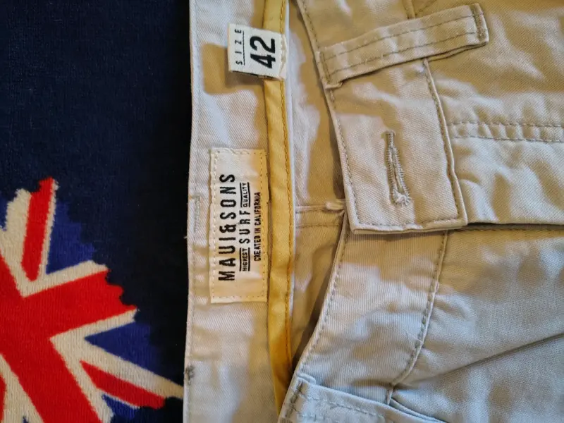 Pantalones beige Maui & Sons talla 42 - 1