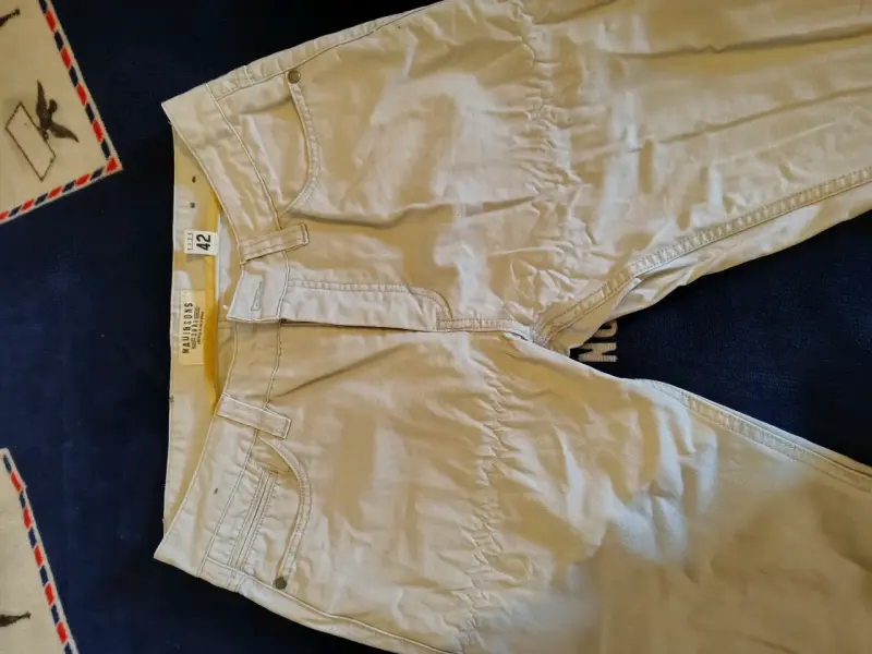 Pantalones beige Maui & Sons talla 42 - 2